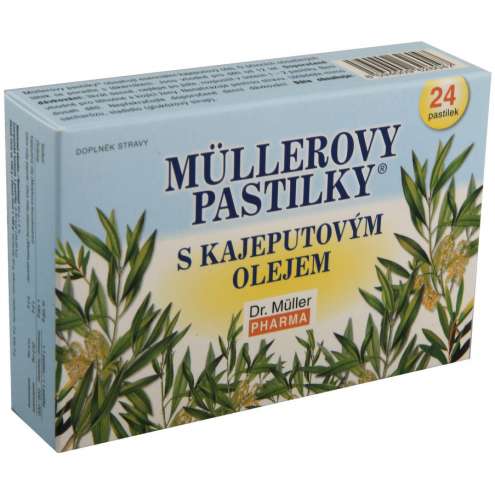 Dr.Müller Müllerovy pastilky s kajeputovým olejem 24 pastilek